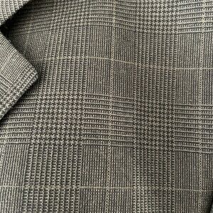Classic Gray Checkered Men's Blazer